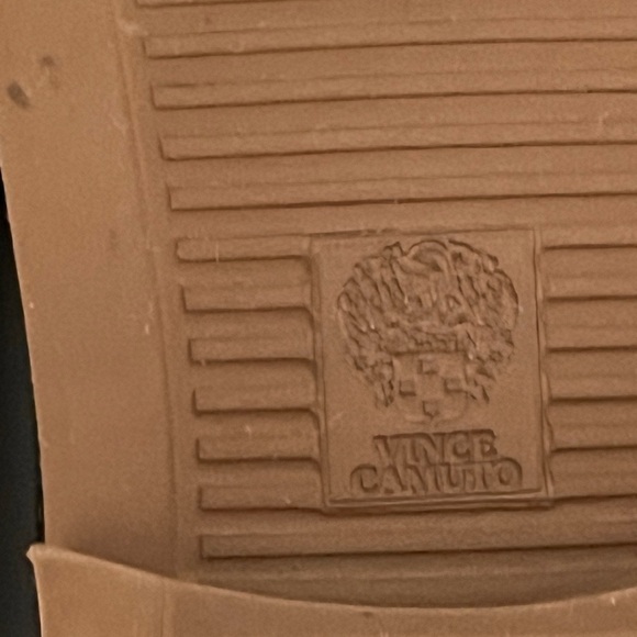 Vince Camuto Taupe Suede Slip-On Loafers - Picture 10 of 13